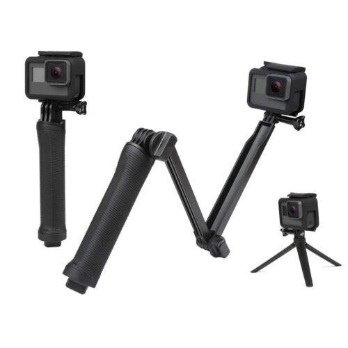 3-Way Monopod Grip Tripod Foldable Selfie