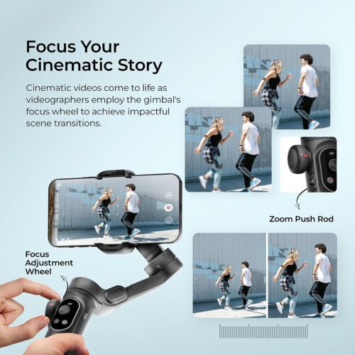 Foldable 3 Axis PRO Series Smartphone Gimbal