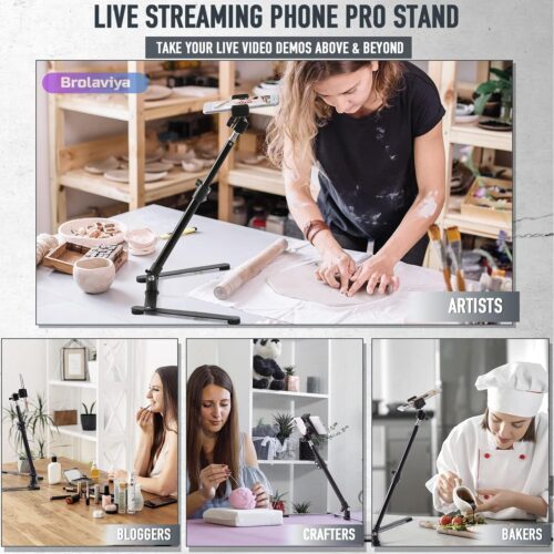 Overhead Video Mobile Metal desktop Stand