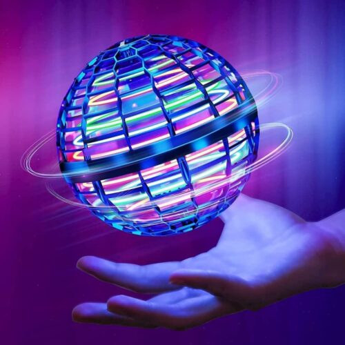 Rechargeable Built-in RGB Lights 360 Rotating Magic Controller Flying Ball